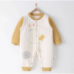 Bộ Liền Thân dài tay nỉ bông cho bé trai và bé gái sơ sinh từ 3-13kg 𝟐𝟏𝐁𝐃𝐃