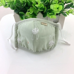 Khẩu Trang 3D 4 Lớp Chống Bụi Xuất Hàn Có Nút Chỉnh Quai Đeo Cho Bé 0-3Tuổi