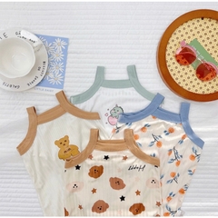 Bodysuit/ Body Chíp 2 Dây - Bộ Áo Liền Quần Hoạ Tiết Hoạt Hình Đáng Yêu Cho Bé 𝟎𝟓𝐁𝐃𝐒𝟐𝐃