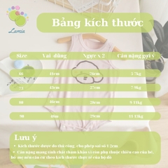 Body Chip Cho Bé Trai Bé Gái Sơ Sinh Mặc Hè Vải Cotton Co Dãn Mỏng Mát 𝟐𝟏𝐁𝐃𝐒