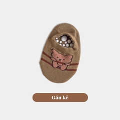 Tất vớ chống trượt hình gấu phong cách Hàn Quốc cho bé trai bé gái 𝟏𝟏𝐓𝐋