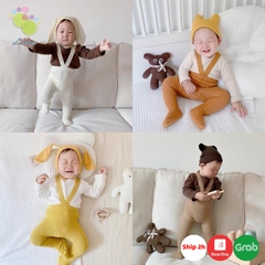 Quần tất yếm có bàn phong cách Hàn Quốc đáng yêu cho bé 𝟎𝟓𝐐𝐘𝐂𝐁