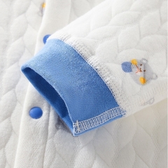 Bộ áo liền thân nỉ bông ấm áp body thu đông cho bé trai bé gái sơ sinh 𝟑𝟎𝐁𝐃𝐃