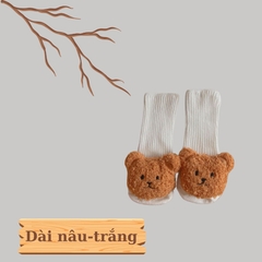 Tất vớ chống trượt hình thú nhồi bông cao cổ, thấp cổ cho bé sơ sinh 𝟎𝟓𝐓𝐓