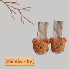Tất vớ chống trượt hình thú nhồi bông cao cổ, thấp cổ cho bé sơ sinh 𝟎𝟓𝐓𝐓