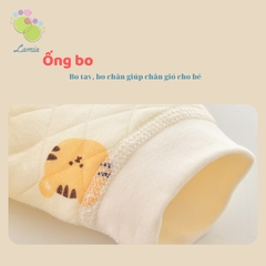 Body dài tay cho bé sơ sinh chất liệu nỉ bông ấm áp mặc mùa đông 𝟑𝟐𝐁𝐃𝐃