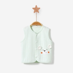 Áo khoác gile cotton 1 lớp mỏng nhẹ cho bé mặc hè thu 05AK