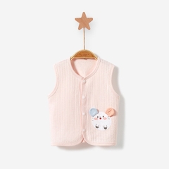 Áo khoác gile cotton 1 lớp mỏng nhẹ cho bé mặc hè thu 05AK