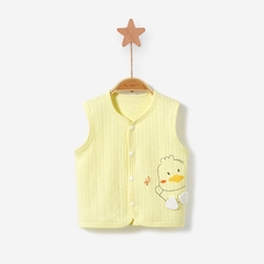 Áo khoác gile cotton 1 lớp mỏng nhẹ cho bé mặc hè thu 05AK