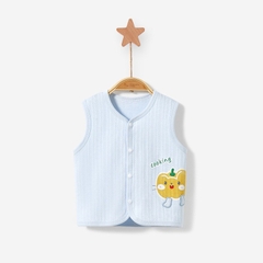 Áo khoác gile cotton 1 lớp mỏng nhẹ cho bé mặc hè thu 05AK