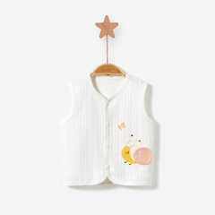 Áo khoác gile cotton 1 lớp mỏng nhẹ cho bé mặc hè thu 05AK