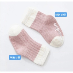 Tất cotton trơn mềm mịn cho bé 0-3 tuổi 𝟎𝟓𝐓𝐂𝐓