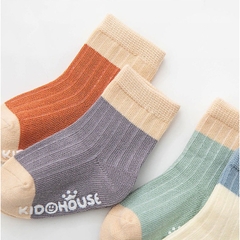 Tất cotton trơn mềm mịn cho bé 0-3 tuổi 𝟎𝟓𝐓𝐂𝐓