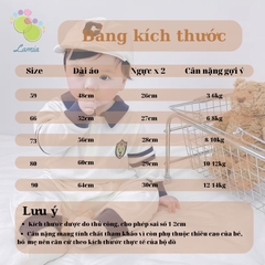 Bộ áo liền thân dài tay cho bé trai sơ sinh mặc thôi nôi, dự tiệc 𝟑𝟒𝐁𝐃𝐃