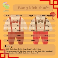 Body công tử dài tay 𝐂𝐨𝐭𝐭𝐨𝐧  mềm mịn cho bé trai mặc tết, đầy tháng, thôi nôi 𝟑𝟓𝐁𝐃𝐃