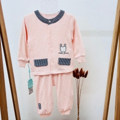 Bộ dài tay thu đông cotton 2 lớp dày dặn cho bé trai bé gái sơ sinh hàng Quảng châu cao cấp 𝟎𝟕𝐁𝐃𝐓