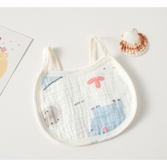 Yếm Xô Sơ Sinh Set 5 Chiếc Yếm Dãi Nhiều Họa Tiết Đáng Yêu Cho Bé 𝐘𝐗𝟒𝐋