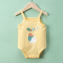 Bộ Bodysuit 2 dây cho bé gái mùa hè mỏng mát họa tiết đáng yêu 𝟎𝟑𝐁𝐃𝐒𝟐𝐃