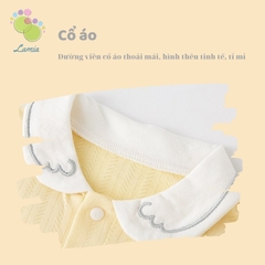 Bodysuit cộc taycổ bẻ 3D 𝟐𝟒𝐁𝐃𝐒