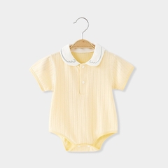 Bodysuit cộc taycổ bẻ 3D 𝟐𝟒𝐁𝐃𝐒
