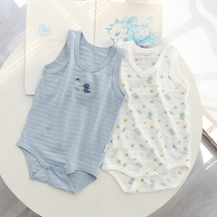 Set 2 bodysuit xuất nhạt bé trai 𝟎𝟒𝐁𝐃𝐒