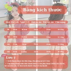 Set váy babydoll hoa nhí kèm áo len hồng đính hoa hàng Quảng Châu cao cấp cho bé gái 𝐒𝐀𝐕𝐋𝟏