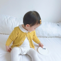 Áo len Cardigan bé gái dài tay mỏng nhẹ 1 lớp cho bé gái 𝐀𝐊𝐋𝟏