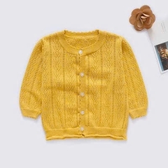 Áo len Cardigan bé gái dài tay mỏng nhẹ 1 lớp cho bé gái 𝐀𝐊𝐋𝟏