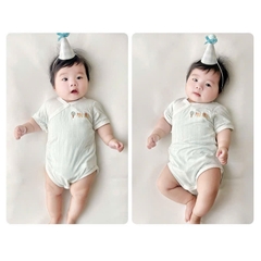 Bodysuit cộc tay mỏng mát họa tiết dễ thương cho bé sơ sinh mặc mùa hè hàng Quảng Châu cao cấp 𝟑𝟐𝐁𝐃𝐒