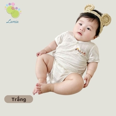 Bodysuit cộc tay mỏng mát họa tiết dễ thương cho bé sơ sinh mặc mùa hè hàng Quảng Châu cao cấp 𝟑𝟐𝐁𝐃𝐒