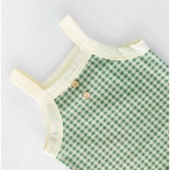 Bodysuit 2 dây chất cotton mỏng mát thấm hút mồ hôi cho bé sơ sinh mặc mùa hè 𝟏𝟐𝐁𝐃𝐒𝟐𝐃