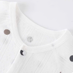 Body đùi cộc tay cúc giữa vải cotton thông hơi mềm mại thấm hút mồ hôi cho bé sơ sinh mặc mùa hè 𝟐𝟖𝐁𝐃𝐃𝐔