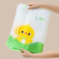 Túi zip đựng quần áo, đồ dùng cá nhân cho bé khi đi du lịch chống bụi, chống nước họa tiết hoạt hình dễ thương