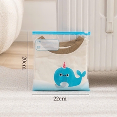 Túi zip đựng quần áo, đồ dùng cá nhân cho bé khi đi du lịch chống bụi, chống nước họa tiết hoạt hình dễ thương