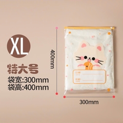 Túi zip đựng quần áo, đồ dùng cá nhân cho bé khi đi du lịch chống bụi, chống nước họa tiết hoạt hình dễ thương