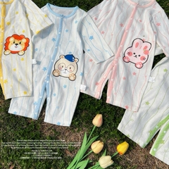 Bộ Body Dài Tay Nằm Điều Hòa Mỏng Mát Cho Bé Sơ Sinh Lamia - Bảng 3 - Size 59-100 𝟏𝟒𝐁𝐃𝐃