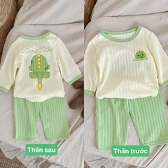 Bộ Lửng Dài Tay Mỏng Mát Cho Bé Trai, Bé Gái Nằm Điều Hoà, Chống Muỗi Đốt Mùa Hè 𝟎𝟏𝐁𝐃𝐓