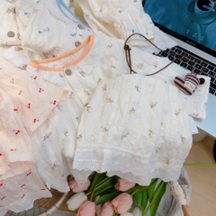 Bộ dài tay mỏng đáng yêu cho bé gái mặc hè thu phong cách Hàn Quốc 𝟎𝟐𝐁𝐃𝐓