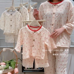 Bộ dài tay mỏng đáng yêu cho bé gái mặc hè thu phong cách Hàn Quốc 𝟎𝟐𝐁𝐃𝐓