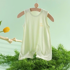 Body đùi sát nách chất cotton mỏng mát co dãn cho bé sơ sinh 𝟔𝟎𝐁𝐃𝐃𝐔