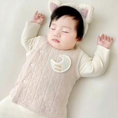 Áo Gile Nỉ Bông Mềm Mại Ấm Áp Cho Bé 0-3 Tuổi 𝟏𝟎𝐀𝐊
