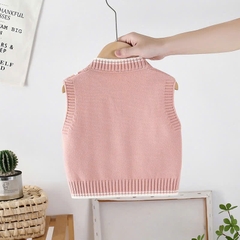 Áo len gile bé gái họa mềm mịn họa tiết đáng yêu hàng Quảng châu cao cấp