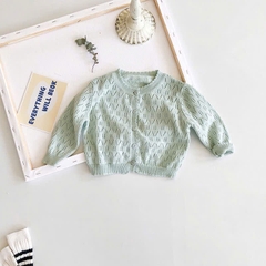 Áo len Cardigan bé gái dài tay mỏng nhẹ 1 lớp cho bé gái 𝐀𝐊𝐋𝟏