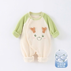 Body nỉ bông dài tay mùa đông họa tiết dễ thương cho bé trai bé gái sơ sinh 𝟒𝟑𝐁𝐃𝐃