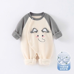 Body nỉ bông dài tay mùa đông họa tiết dễ thương cho bé trai bé gái sơ sinh 𝟒𝟑𝐁𝐃𝐃
