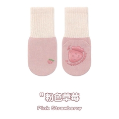 Vớ Len Cao Cổ Chống Trượt Hình Hoa Quả Cho Bé 𝟎𝟗𝐓𝐂𝐓