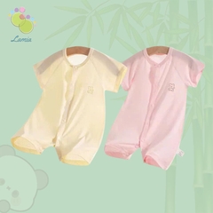 Bodysuits Body Cotton Hè Xuất Nhật Cho Bé Trai Bé Gái Sơ Sinh
