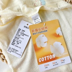 Bộ Body Đùi Cúc Giữa Mùa Hè Mỏng Mát Họa Tiết Đáng Yêu Cho Bé Sơ Sinh 24BDDU