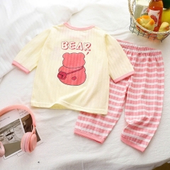 Bộ Lửng Dài Tay Mỏng Mát Cho Bé Trai, Bé Gái Nằm Điều Hoà, Chống Muỗi Đốt Mùa Hè 𝟎𝟏𝐁𝐃𝐓