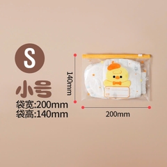 Túi zip đựng quần áo, đồ dùng cá nhân cho bé khi đi du lịch chống bụi, chống nước họa tiết hoạt hình dễ thương